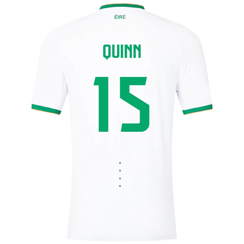 Damen Irische Lucy Quinn #15 Weiß Auswärtstrikot Trikot 24-26 T-Shirt Österreich