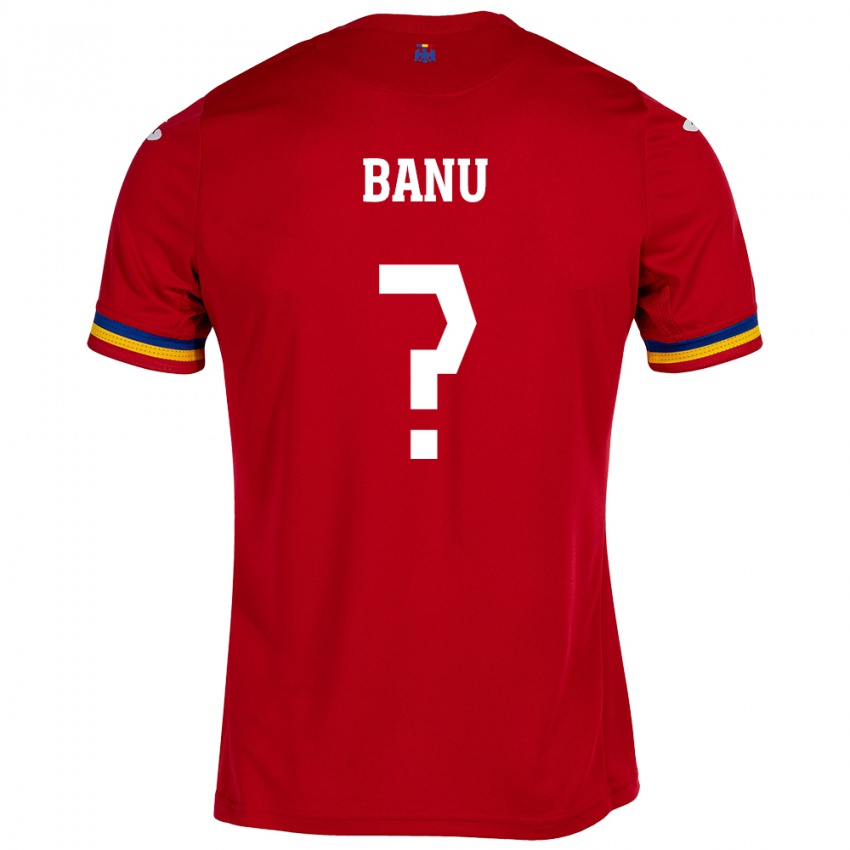 Damen Rumänische Luca Banu #0 Rot Auswärtstrikot Trikot 24-26 T-Shirt Österreich