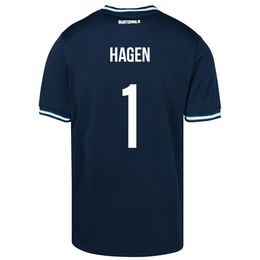 Damen Guatemala Nicholas Hagen #1 Blau Auswärtstrikot Trikot 24-26 T-Shirt Österreich