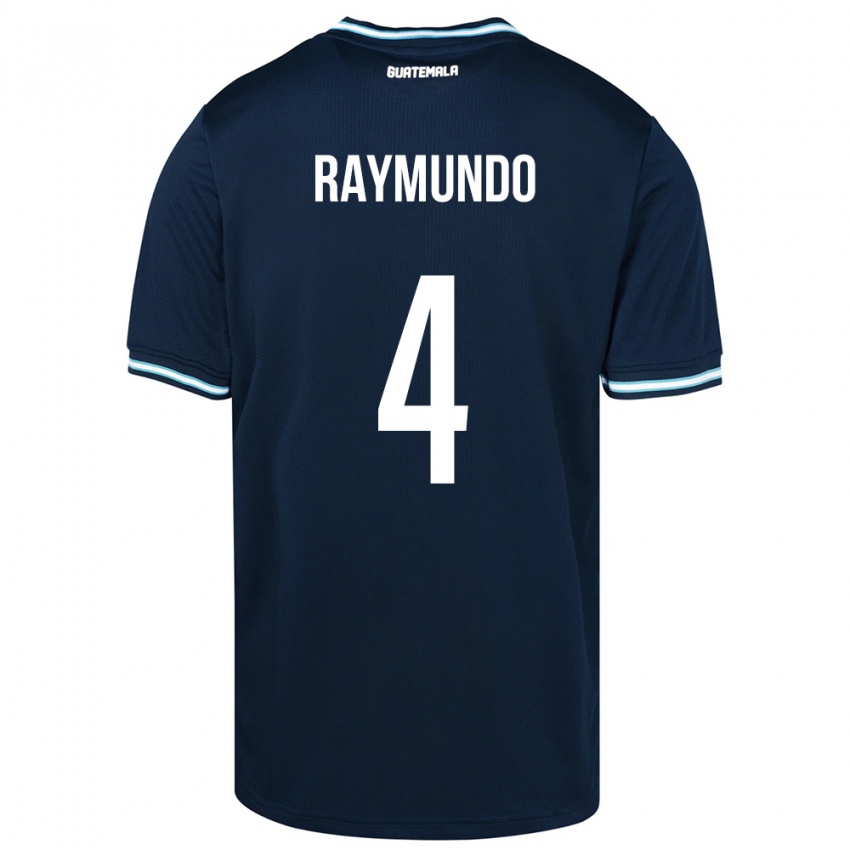 Damen Guatemala Cristopher Raymundo #4 Blau Auswärtstrikot Trikot 24-26 T-Shirt Österreich