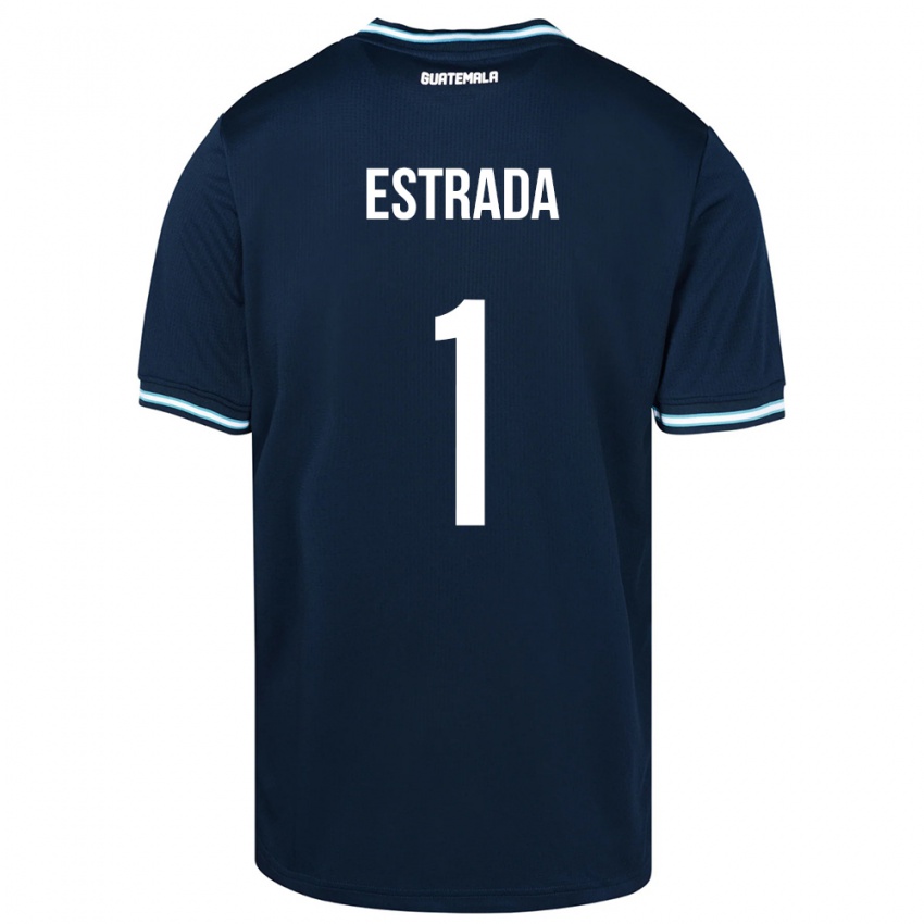 Damen Guatemala Alexia Estrada #1 Blau Auswärtstrikot Trikot 24-26 T-Shirt Österreich