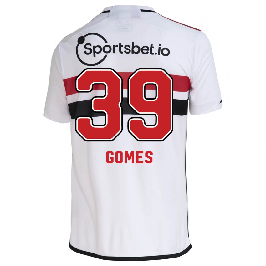 Kinder William Gomes #39 Weiß Heimtrikot Trikot 2023/24 T-Shirt Österreich