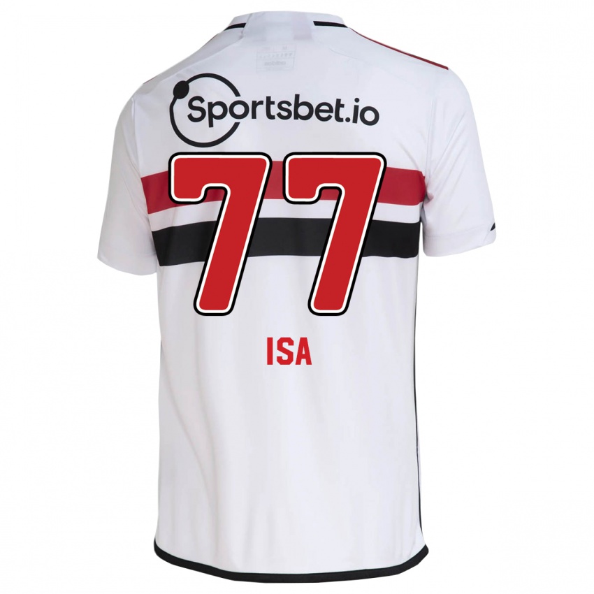 Kinder Isa #77 Weiß Heimtrikot Trikot 2023/24 T-Shirt Österreich
