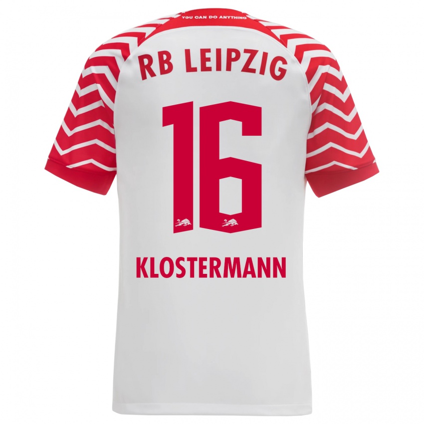 Kinder Lukas Klostermann #16 Weiß Heimtrikot Trikot 2023/24 T-Shirt Österreich