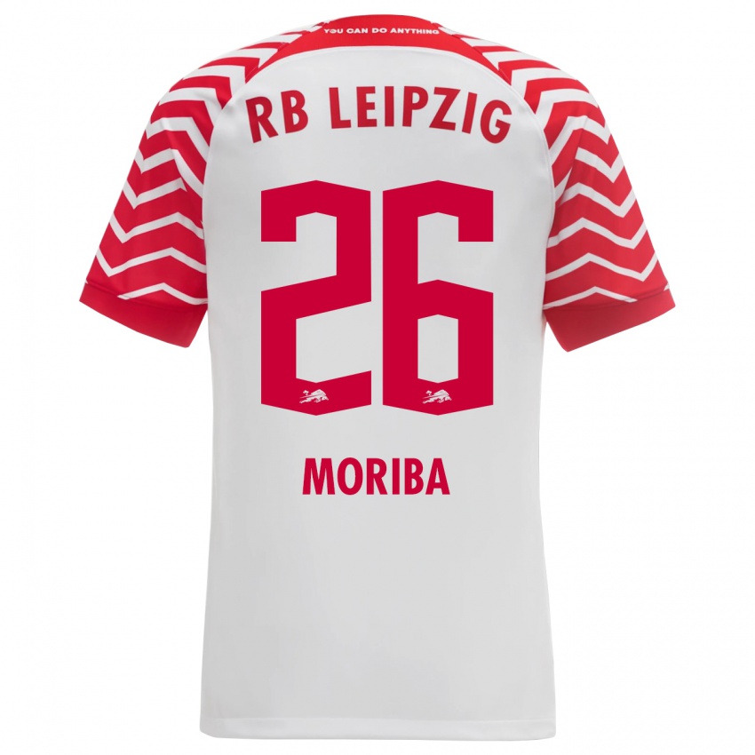 Kinder Ilaix Moriba #26 Weiß Heimtrikot Trikot 2023/24 T-Shirt Österreich