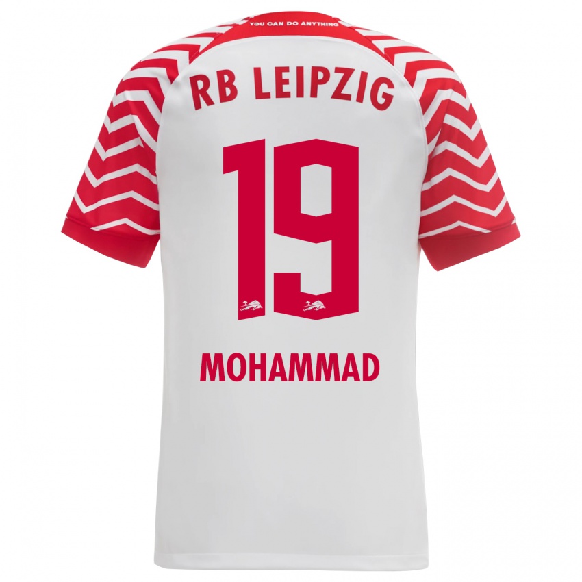 Kinder Sammy Mohammad #19 Weiß Heimtrikot Trikot 2023/24 T-Shirt Österreich