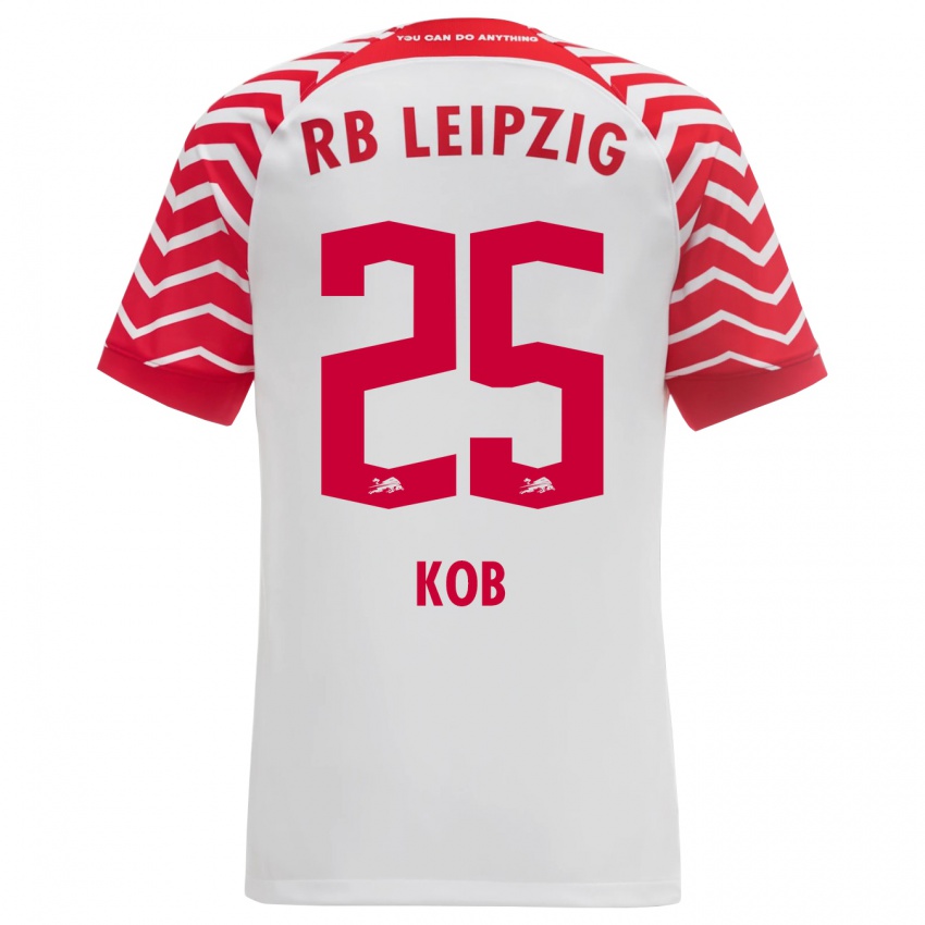 Kinder Leon Koß #25 Weiß Heimtrikot Trikot 2023/24 T-Shirt Österreich