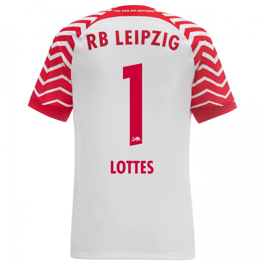 Kinder Benjamin Lottes #1 Weiß Heimtrikot Trikot 2023/24 T-Shirt Österreich