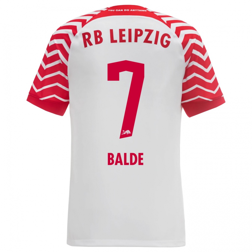 Kinder Mamadu Baldé #7 Weiß Heimtrikot Trikot 2023/24 T-Shirt Österreich