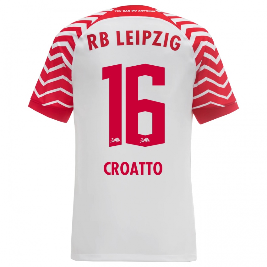 Kinder Michela Croatto #16 Weiß Heimtrikot Trikot 2023/24 T-Shirt Österreich