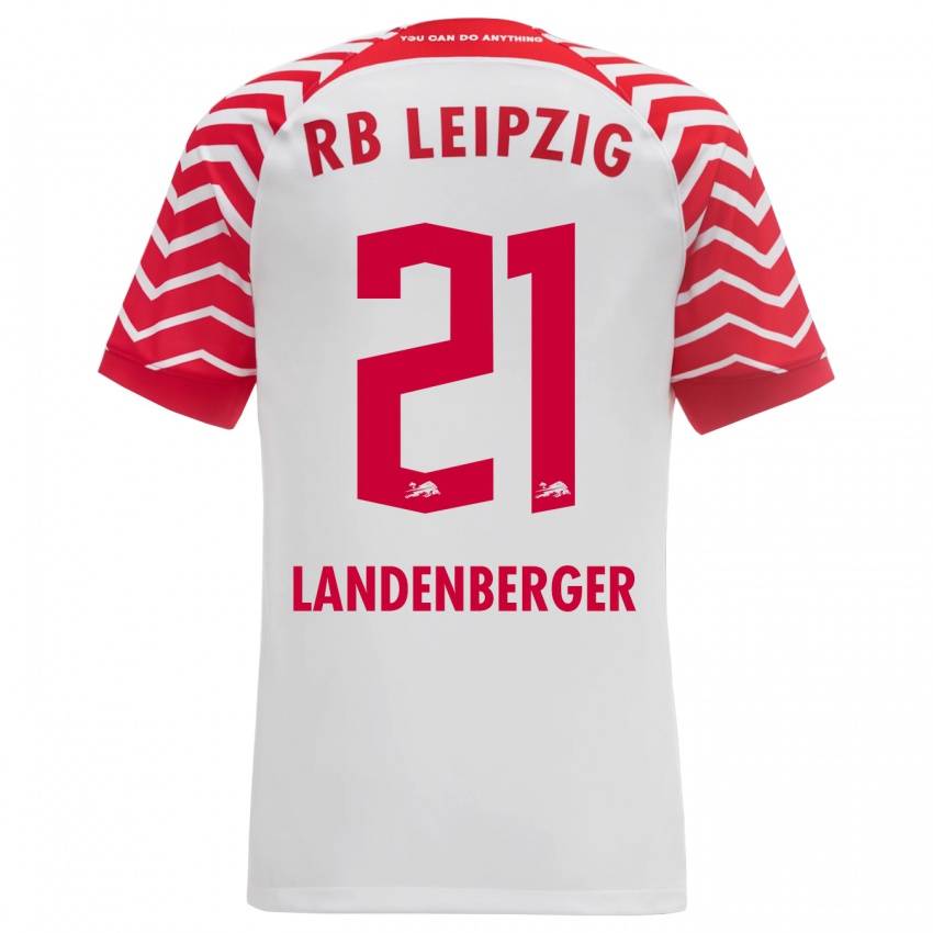 Kinder Julia Landenberger #21 Weiß Heimtrikot Trikot 2023/24 T-Shirt Österreich