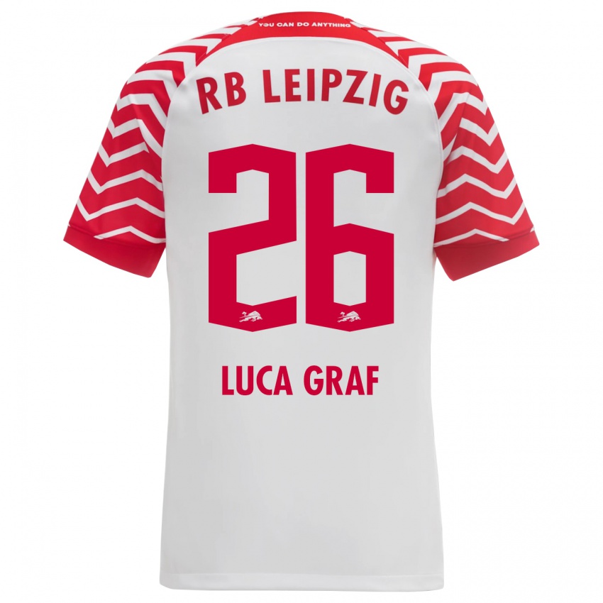 Kinder Luca Marie Graf #26 Weiß Heimtrikot Trikot 2023/24 T-Shirt Österreich