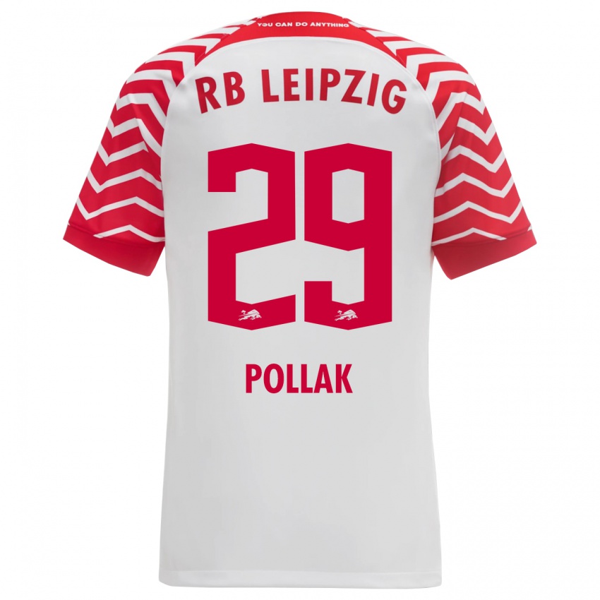 Kinder Julia Pollak #29 Weiß Heimtrikot Trikot 2023/24 T-Shirt Österreich