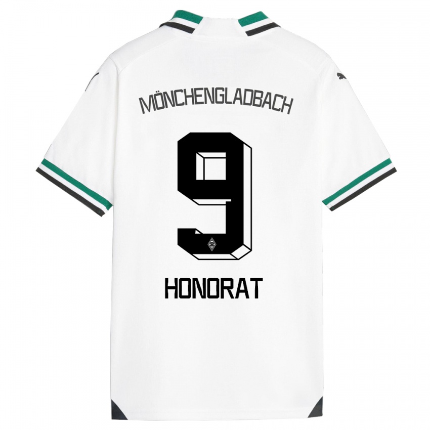 Kinder Franck Honorat #9 Weiß Grün Heimtrikot Trikot 2023/24 T-Shirt Österreich