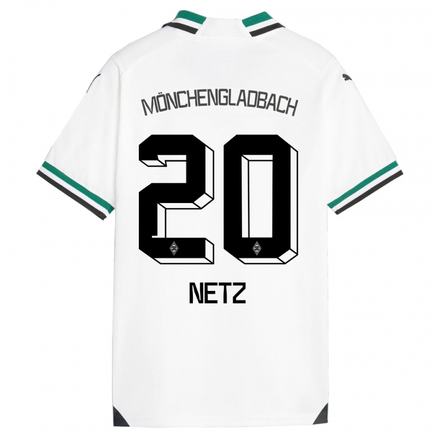 Kinder Luca Netz #20 Weiß Grün Heimtrikot Trikot 2023/24 T-Shirt Österreich