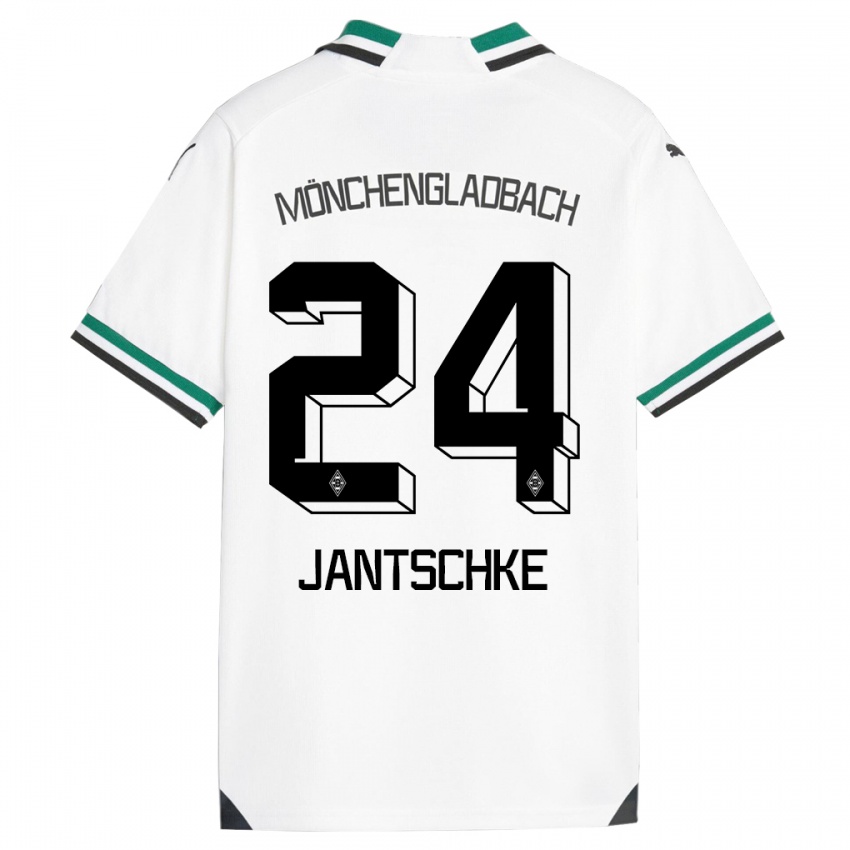 Kinder Tony Jantschke #24 Weiß Grün Heimtrikot Trikot 2023/24 T-Shirt Österreich