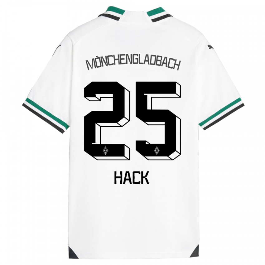 Kinder Robin Hack #25 Weiß Grün Heimtrikot Trikot 2023/24 T-Shirt Österreich