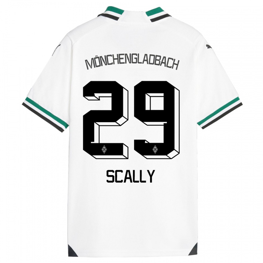 Kinder Joe Scally #29 Weiß Grün Heimtrikot Trikot 2023/24 T-Shirt Österreich