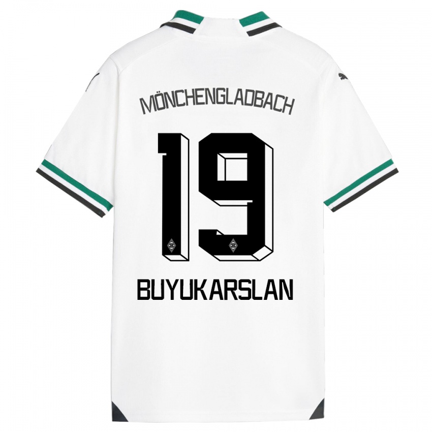 Kinder Oguzcan Büyükarslan #19 Weiß Grün Heimtrikot Trikot 2023/24 T-Shirt Österreich