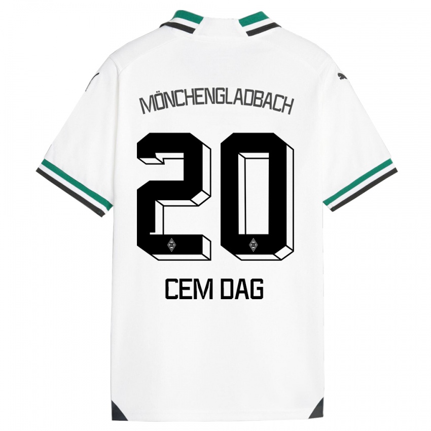 Kinder Cem Dag #20 Weiß Grün Heimtrikot Trikot 2023/24 T-Shirt Österreich