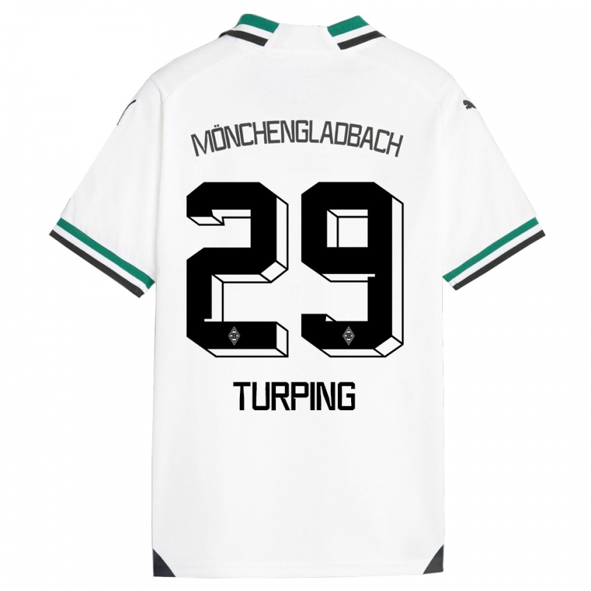 Kinder Selim Turping #29 Weiß Grün Heimtrikot Trikot 2023/24 T-Shirt Österreich