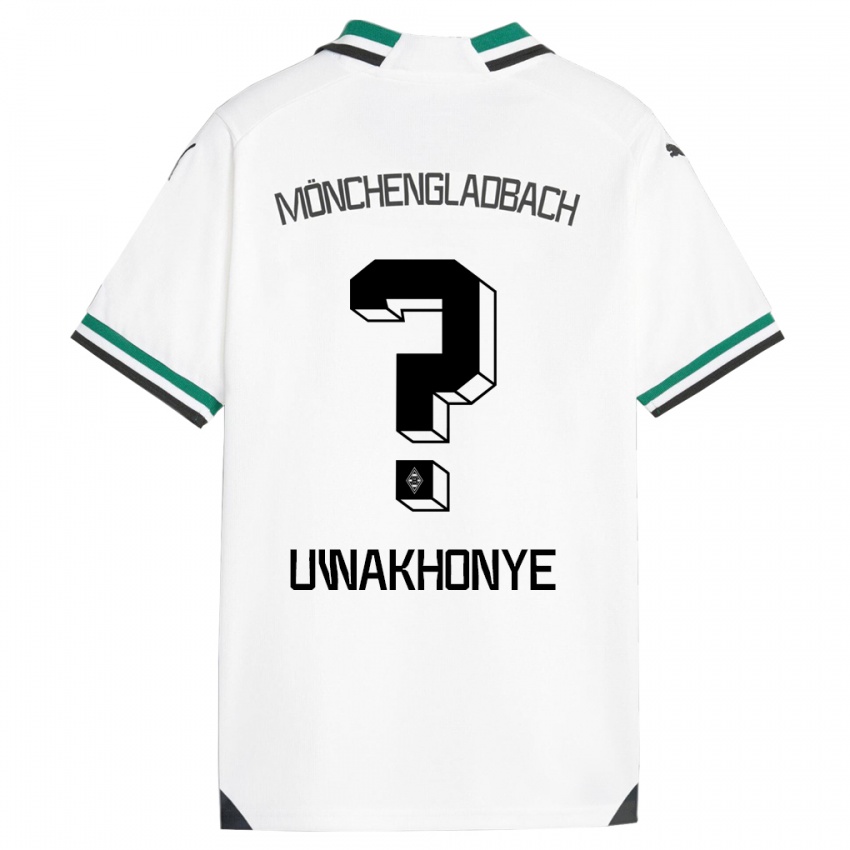 Kinder Joshua Uwakhonye #0 Weiß Grün Heimtrikot Trikot 2023/24 T-Shirt Österreich