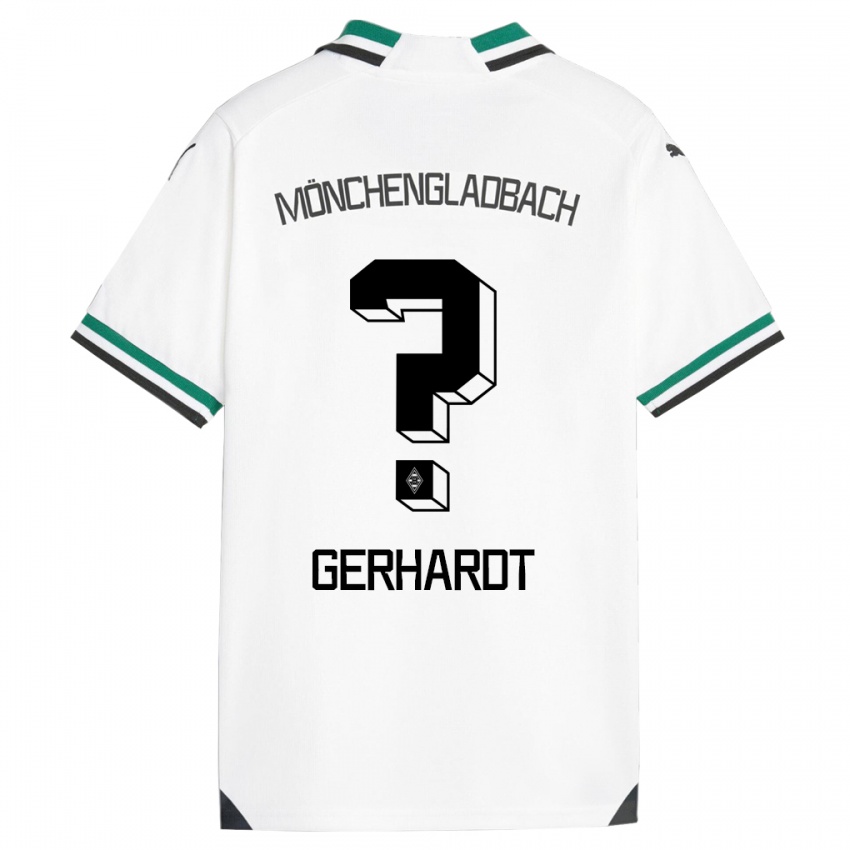 Kinder Konstantin Gerhardt #0 Weiß Grün Heimtrikot Trikot 2023/24 T-Shirt Österreich