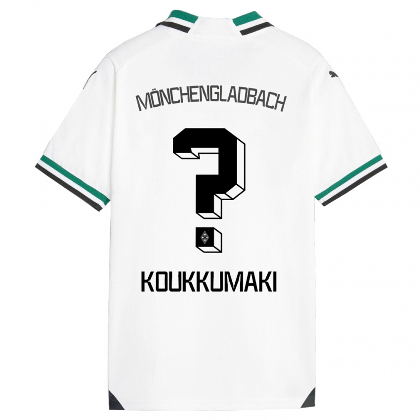 Kinder Taavi Koukkumäki #0 Weiß Grün Heimtrikot Trikot 2023/24 T-Shirt Österreich