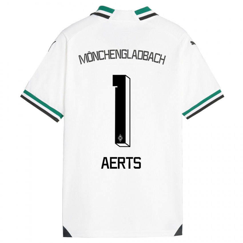 Kinder Liv Aerts #1 Weiß Grün Heimtrikot Trikot 2023/24 T-Shirt Österreich