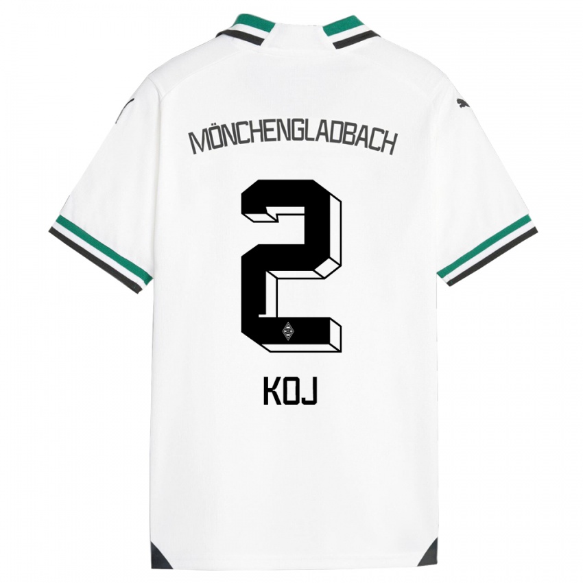 Kinder Julia Koj #2 Weiß Grün Heimtrikot Trikot 2023/24 T-Shirt Österreich