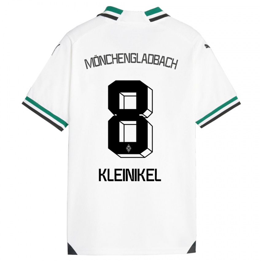 Kinder Nadja Kleinikel #8 Weiß Grün Heimtrikot Trikot 2023/24 T-Shirt Österreich