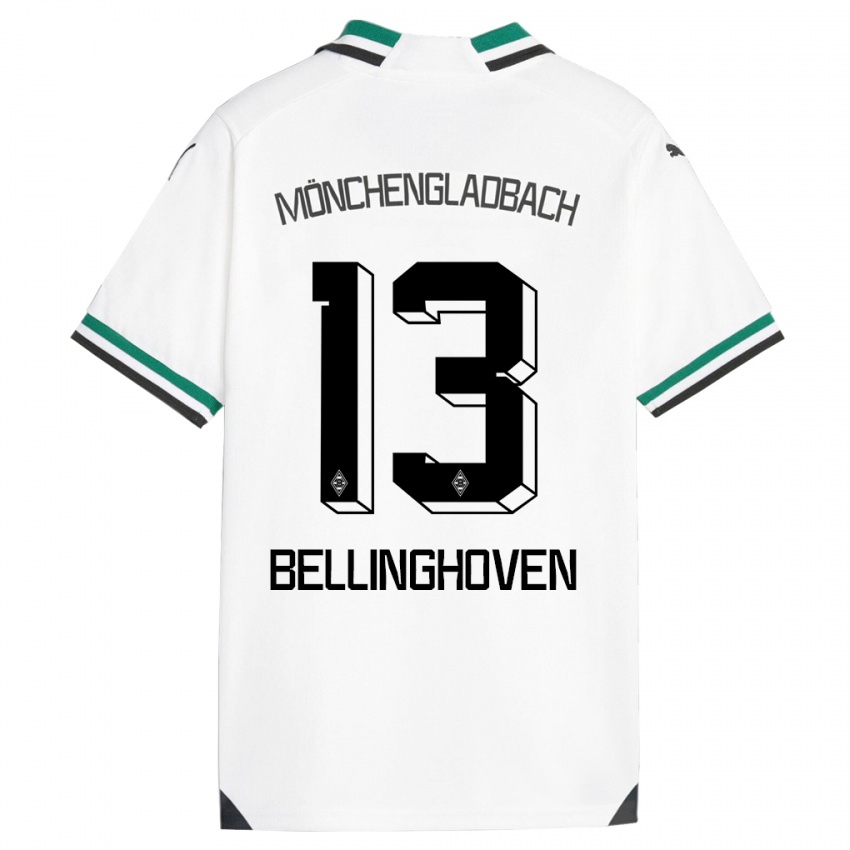 Kinder Christina Bellinghoven #13 Weiß Grün Heimtrikot Trikot 2023/24 T-Shirt Österreich