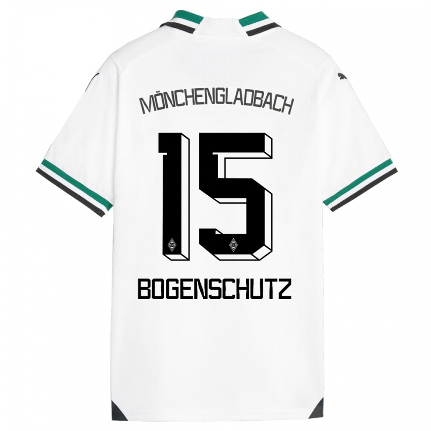 Kinder Kerstin Bogenschutz #15 Weiß Grün Heimtrikot Trikot 2023/24 T-Shirt Österreich