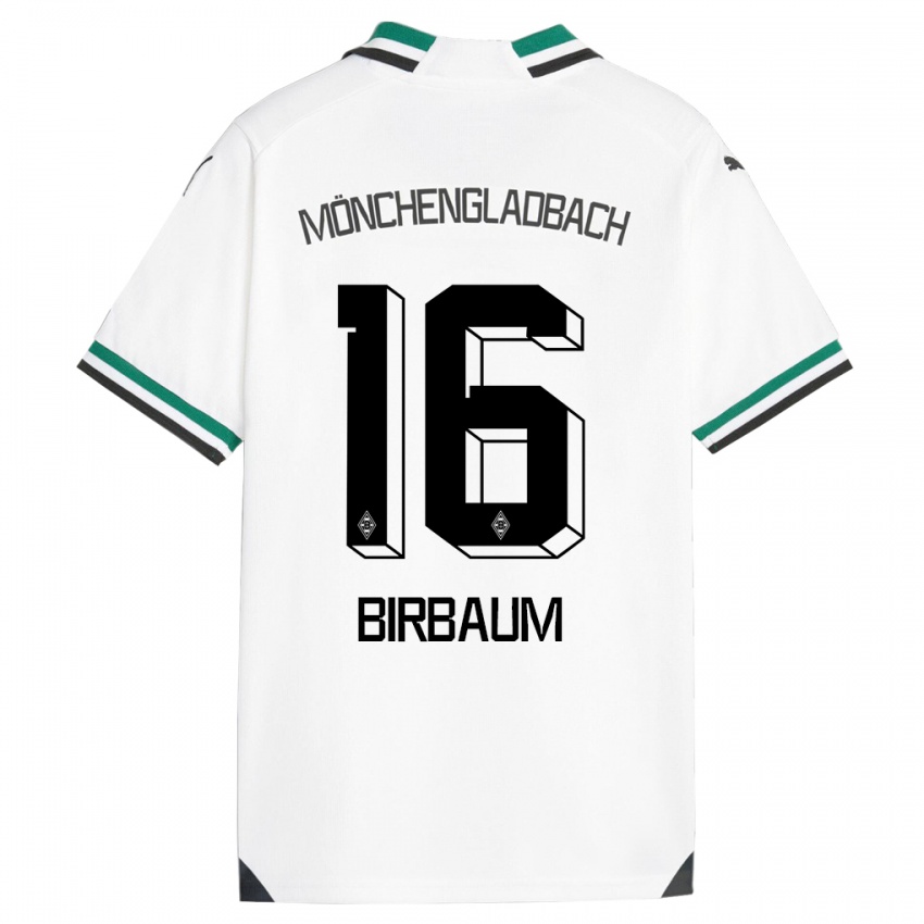 Kinder Anne Birbaum #16 Weiß Grün Heimtrikot Trikot 2023/24 T-Shirt Österreich