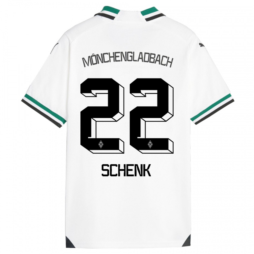 Kinder Isabel Schenk #22 Weiß Grün Heimtrikot Trikot 2023/24 T-Shirt Österreich