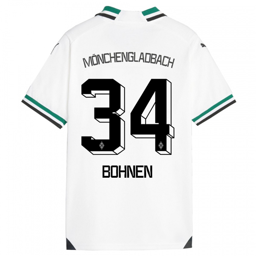 Kinder Bohnen #34 Weiß Grün Heimtrikot Trikot 2023/24 T-Shirt Österreich