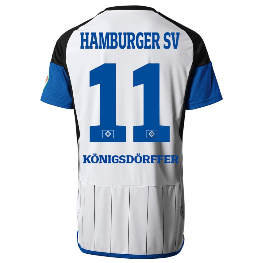 Kinder Ransford Königsdörffer #11 Weiß Heimtrikot Trikot 2023/24 T-Shirt Österreich