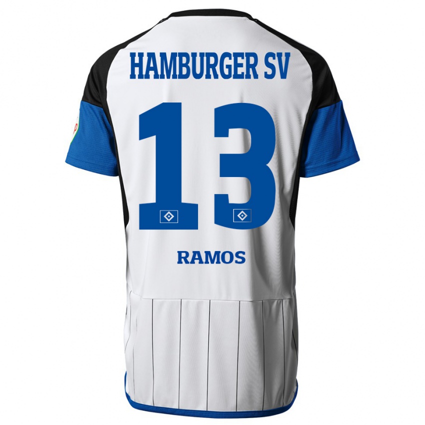 Kinder Guilherme Ramos #13 Weiß Heimtrikot Trikot 2023/24 T-Shirt Österreich