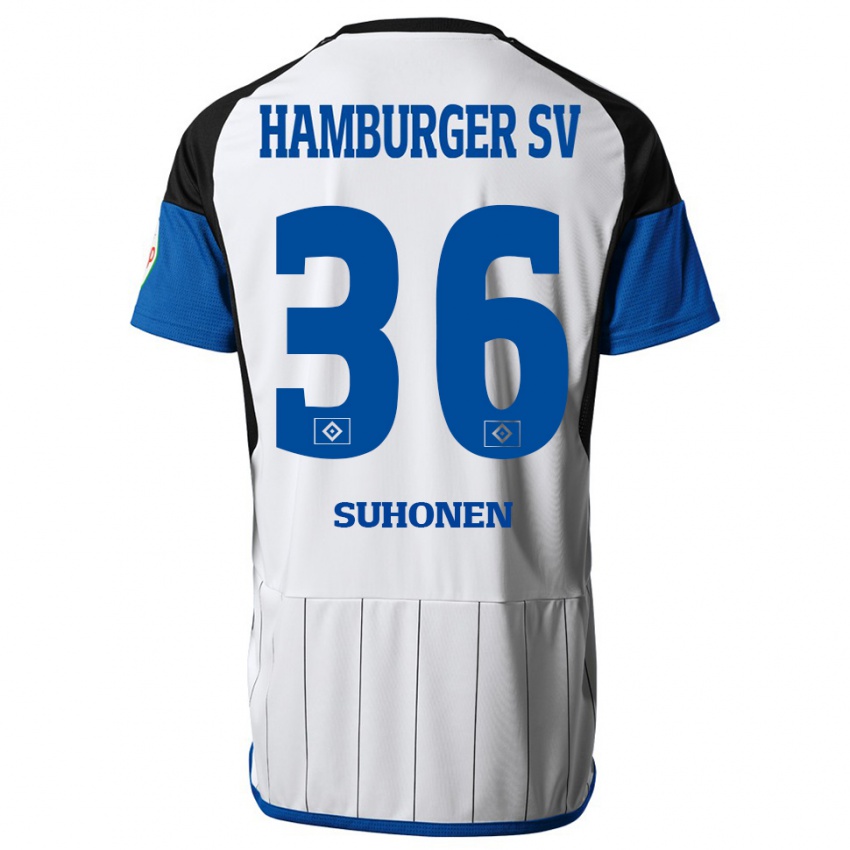 Kinder Anssi Suhonen #36 Weiß Heimtrikot Trikot 2023/24 T-Shirt Österreich