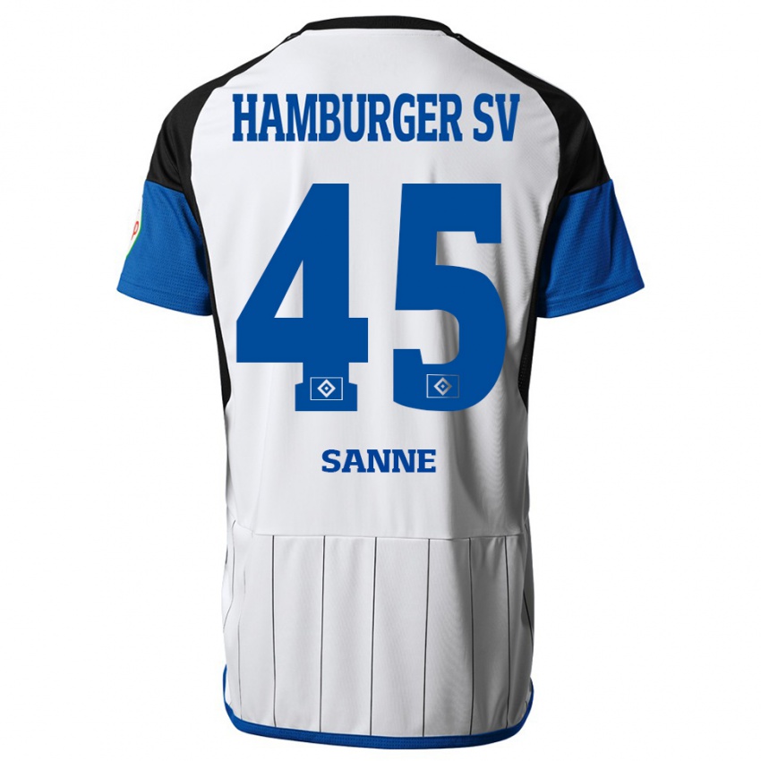 Kinder Tom Sanne #45 Weiß Heimtrikot Trikot 2023/24 T-Shirt Österreich