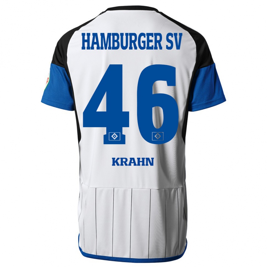 Kinder Elijah Krahn #46 Weiß Heimtrikot Trikot 2023/24 T-Shirt Österreich