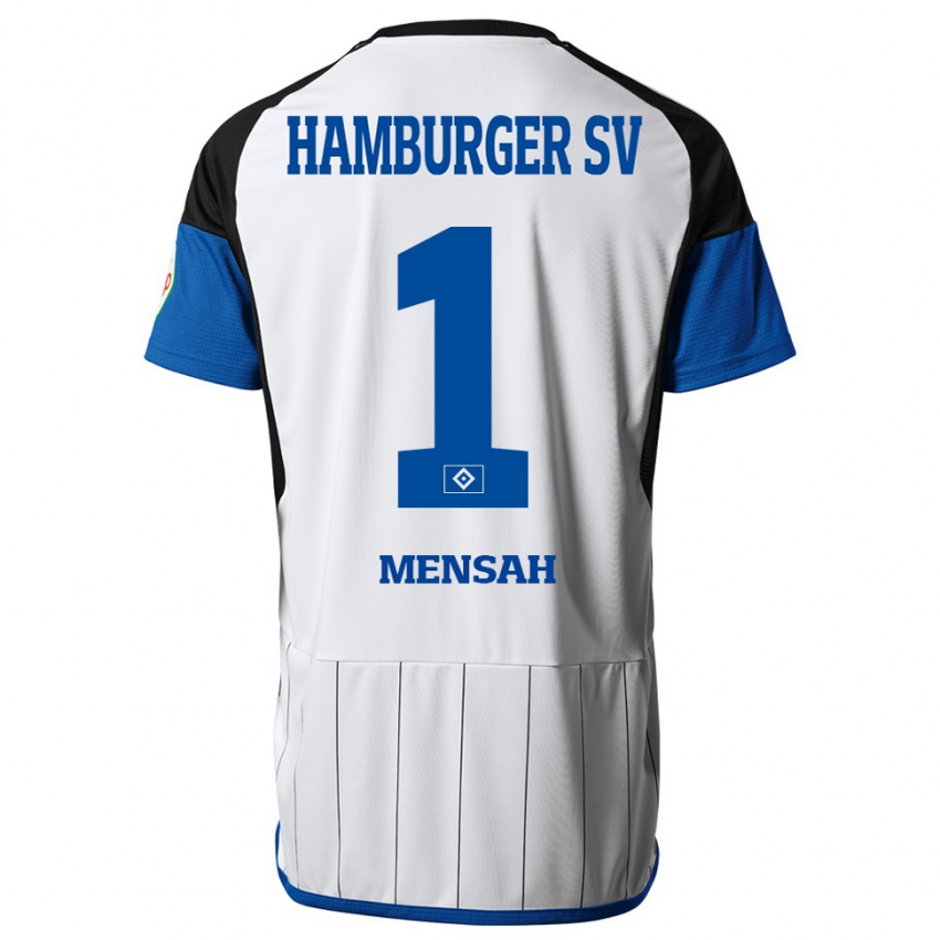 Kinder Steven Mensah #1 Weiß Heimtrikot Trikot 2023/24 T-Shirt Österreich