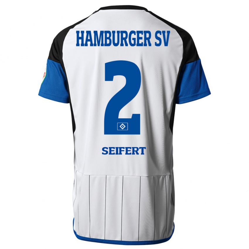 Kinder Luis Seifert #2 Weiß Heimtrikot Trikot 2023/24 T-Shirt Österreich