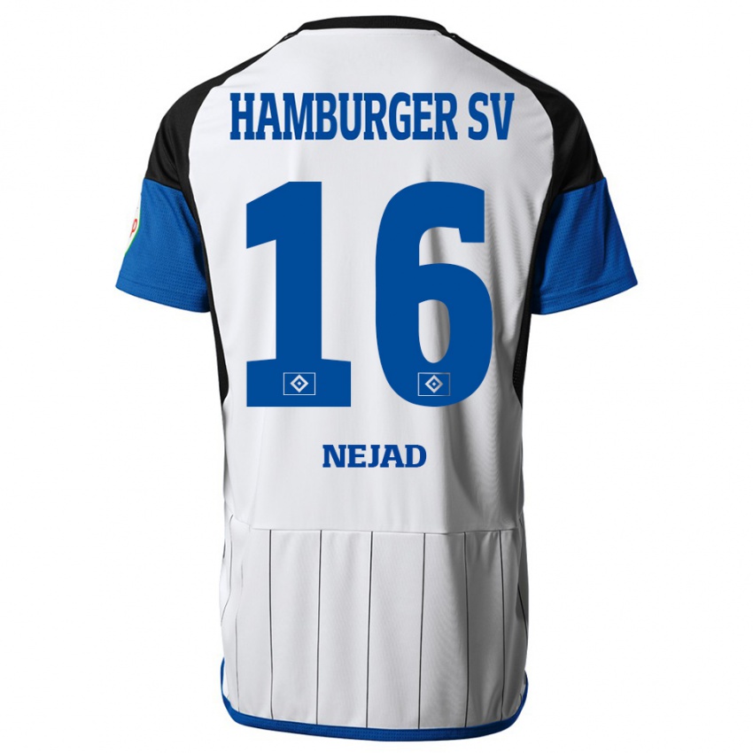 Kinder Milad Nejad #16 Weiß Heimtrikot Trikot 2023/24 T-Shirt Österreich