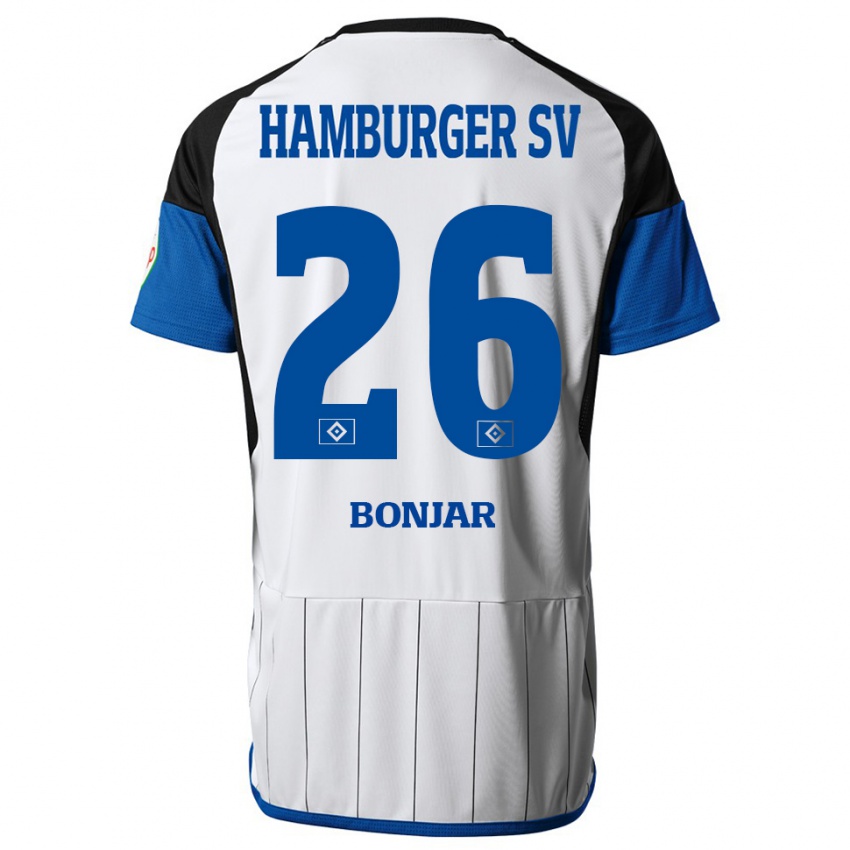 Kinder Amir Bonjar #26 Weiß Heimtrikot Trikot 2023/24 T-Shirt Österreich