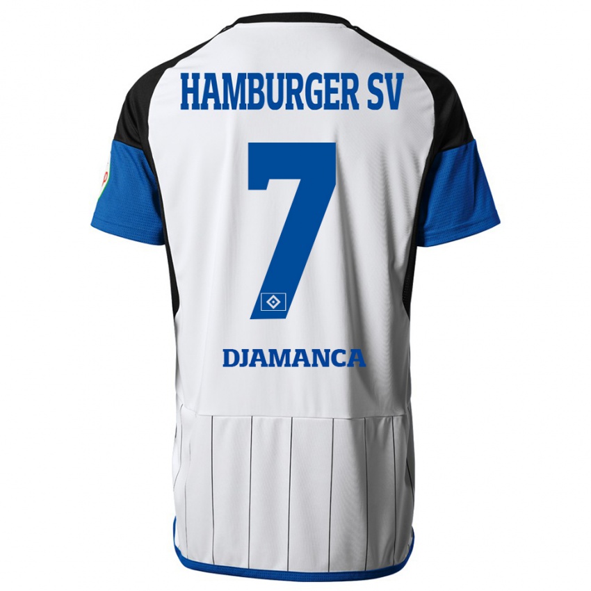 Kinder Ismaila Djamanca #7 Weiß Heimtrikot Trikot 2023/24 T-Shirt Österreich