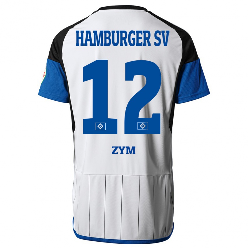 Kinder Marcel Zym #12 Weiß Heimtrikot Trikot 2023/24 T-Shirt Österreich