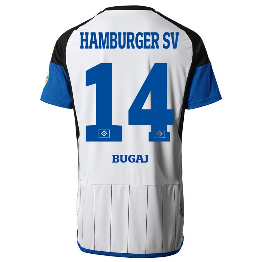 Kinder Jan-Luca Bugaj #14 Weiß Heimtrikot Trikot 2023/24 T-Shirt Österreich