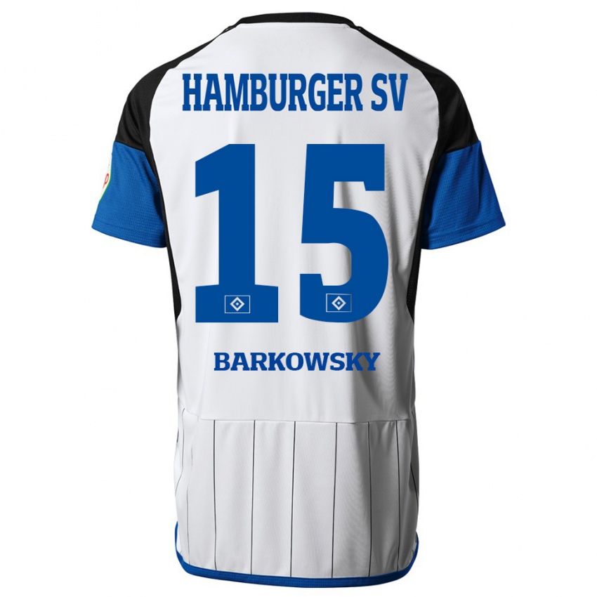 Kinder Finn Barkowsky #15 Weiß Heimtrikot Trikot 2023/24 T-Shirt Österreich