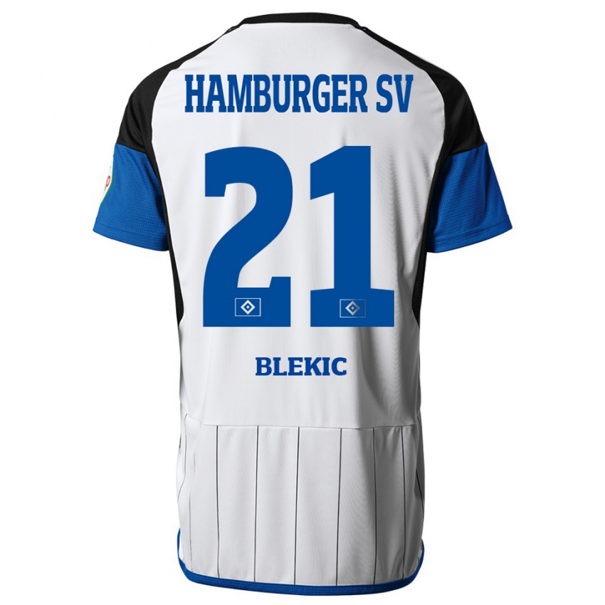 Kinder Romeo Blekic #21 Weiß Heimtrikot Trikot 2023/24 T-Shirt Österreich